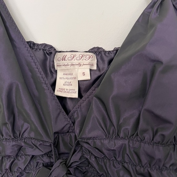 Max Studio Specialty Products High‎ Waist Dress Purple Fairy Whimsical Party S - Picture 3 of 6